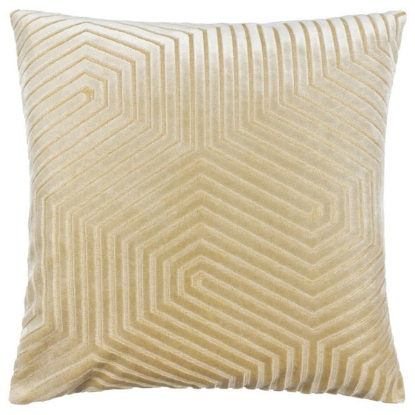 Paoletti Evoke Cut Cushion Cover - Ivory