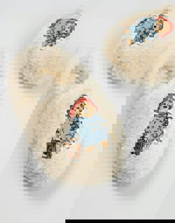 Paddington Bear Unisex Kids Beige Character Slip On Loafer Slippers