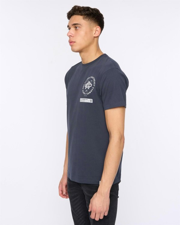 Duck and Cover Chellforth T-Shirt - Navy