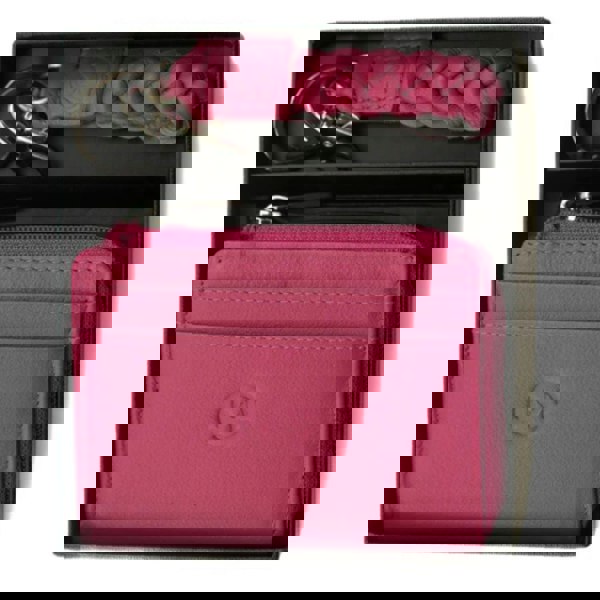 Mala Leather Ladies Leather Boxed Giftset - Purse & Keyring