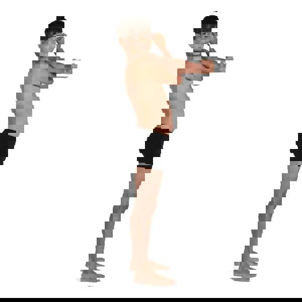 Speedo Junior black swim trunks with ribbed waistband