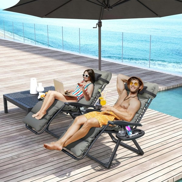 Outdoor Lounge Chair Set