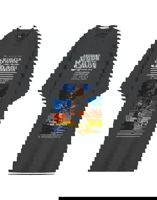 Dungeons & Dragons Mens Grey The Original Short Sleeved T-Shirt