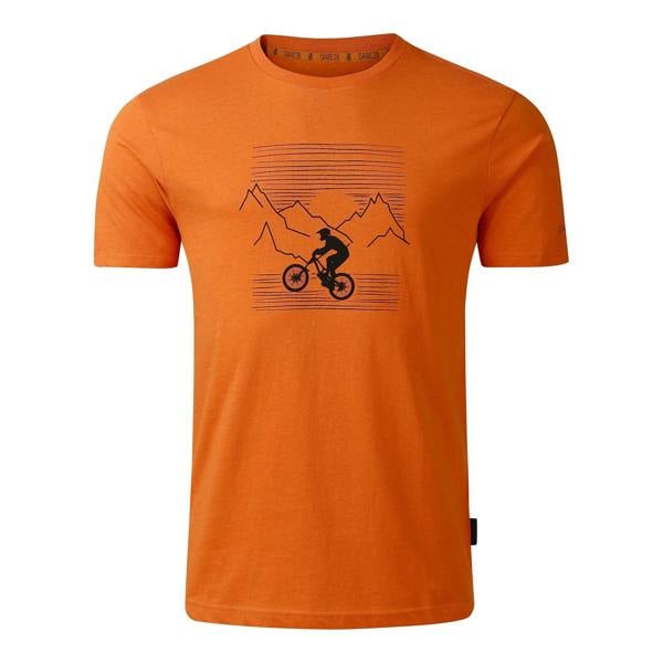 Dare 2B Mens Movement III Mountain Bike T-Shirt - Burnt Orange