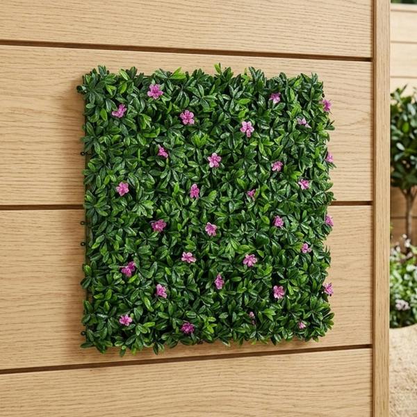 Garden Greatness Realistic Artificial Azalea Living Wall Panel