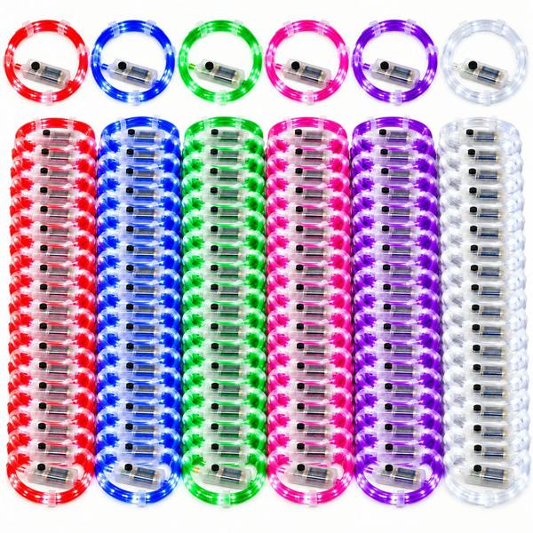 ATEK 200 Pack LED Bicycle Wheel Lights Mixed Colours Bulk Clearance Lot