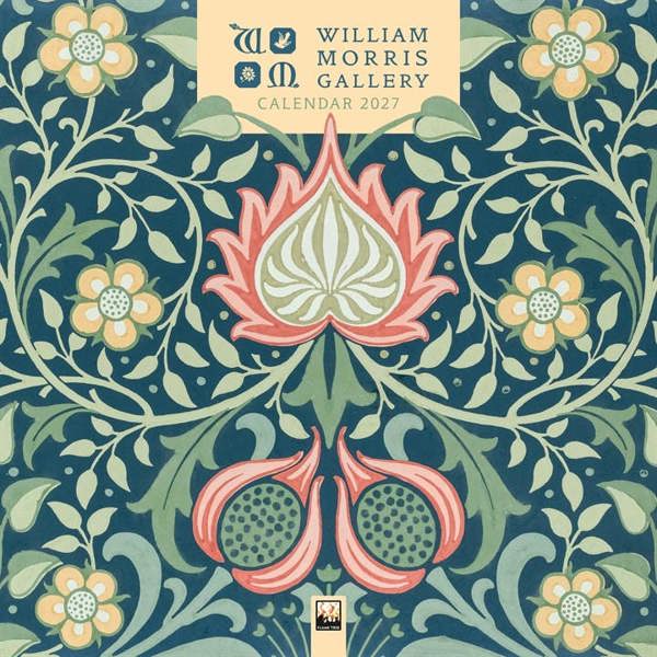 William Morris Calendar 2027, Wall Calendars, Month To View, Art, Gift