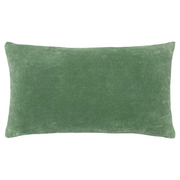 Furn Mangata Velvet Rectangular Cushion Cover - Eucalyptus