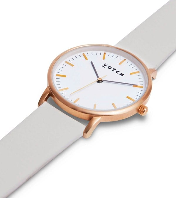 Votch ROSE GOLD & LIGHT GREY WATCH | MOMENT