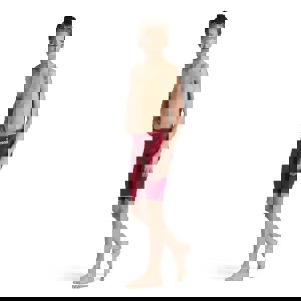 Maroon Arena Boys Powerskin ST NEXT jammer with white logo