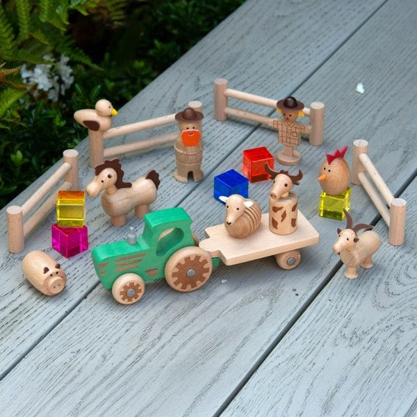 tickit Wooden Farm Set