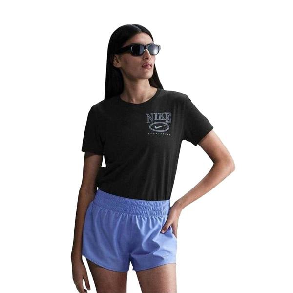 Nike Womens/Ladies Sportswear Club Swoosh T-Shirt - Black - 