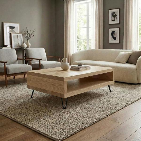 The Bespoke Carpentry Co Square Storage Coffee Table