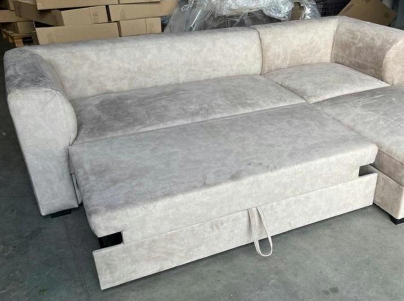 PHD Furniture TULI Storage Corner Sofa Bed – Terra 13 Velvet
