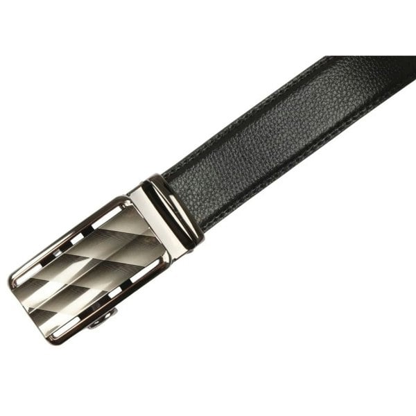 TruClothing Men’s Leather Automatic Click Buckle Adjustable Ratchet Belt
