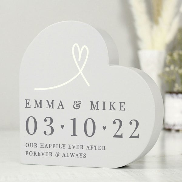 Personalised Memento Company Personalised Anniversary Heart Ornament