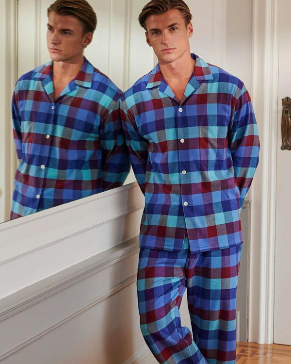 British Boxers Men's Brushed Cotton Pyjama Set –  Lerwick Check