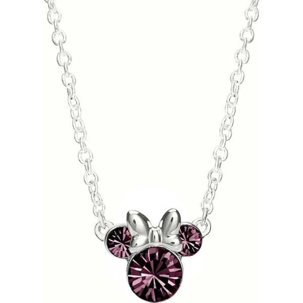 Disney Birthstone Necklace N902352RFEBL-18-PH