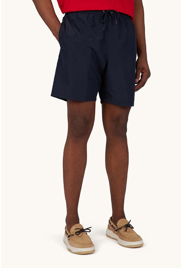 Paul & Shark Portofino Swimwear with Reflective Logo Print