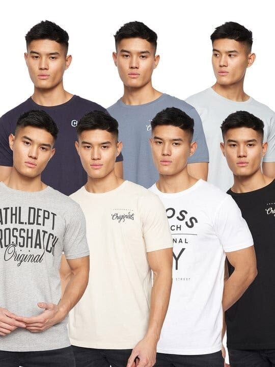 Crosshatch Jackmap T-Shirt 7pk Assorted