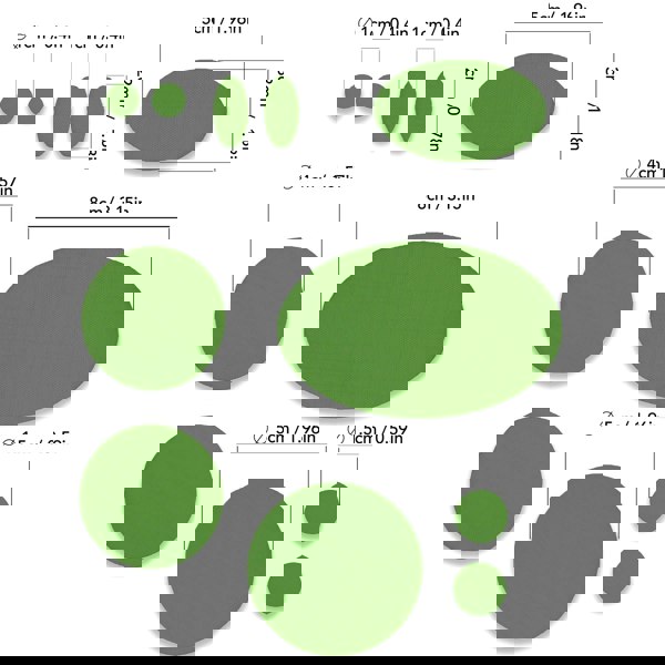 Cool Green Tent Puffer Jacket Repair Patches | Waterproof, Pre-Cut, Self-Adhesive, Tear-Resistant (11 Pieces)