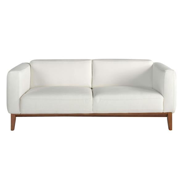 Angel Cerdá White leather sofa 6115/6118