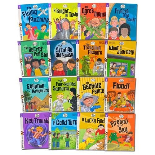 Biff, Chip and Kipper Stage 4-5 Read with Oxford: 32 Phonics Books Set