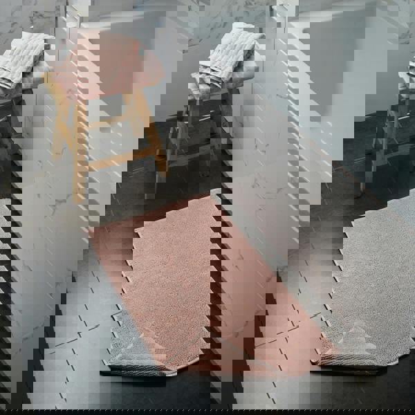 Misona Loop Organic Cotton Reversible Bath Mat