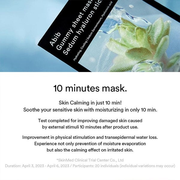 ABIB Gummy Sheet Mask # Sedum Hyaluron Sticker 27ml