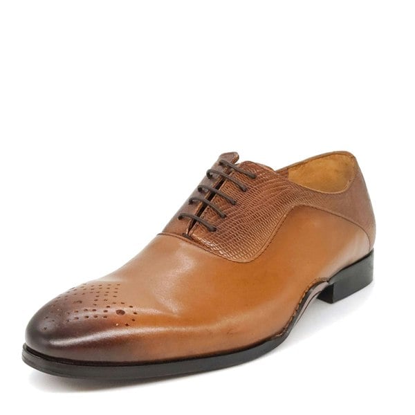 HX London Hillingdon Textured Oxford Shoes