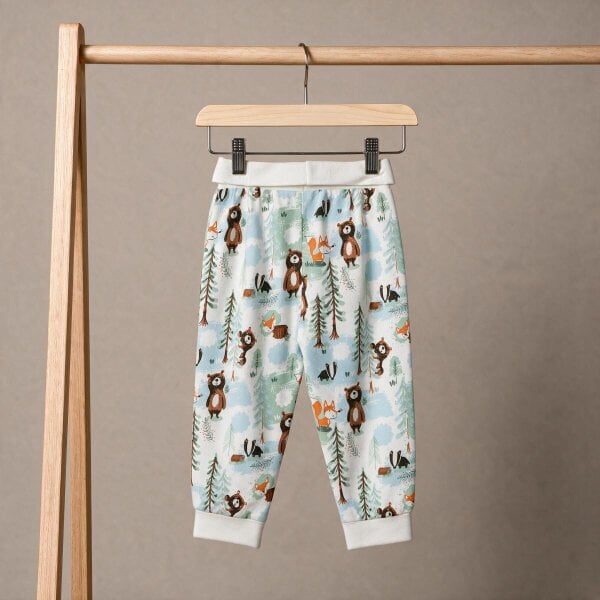 Mini Cuddles Animal-Print Joggers (Multicolour), 3 Pack