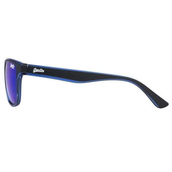 Superdry Sunglasses SDS Rockstep 112 Black Blue Mirror