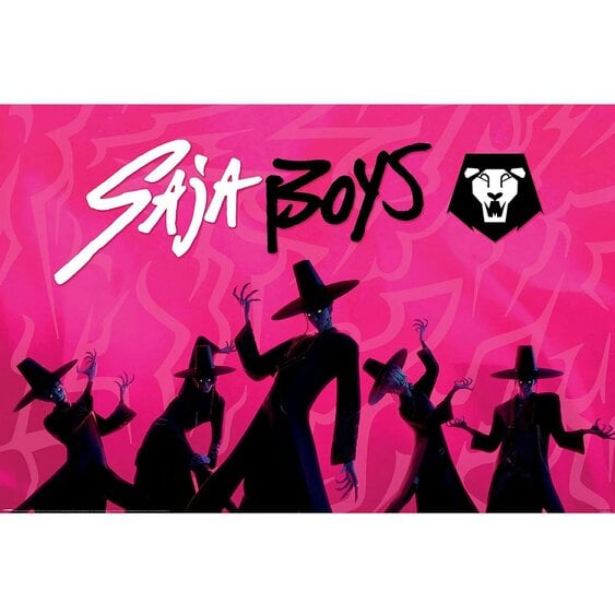 K-Pop Demon Hunters Idol Poster - Pink/Black