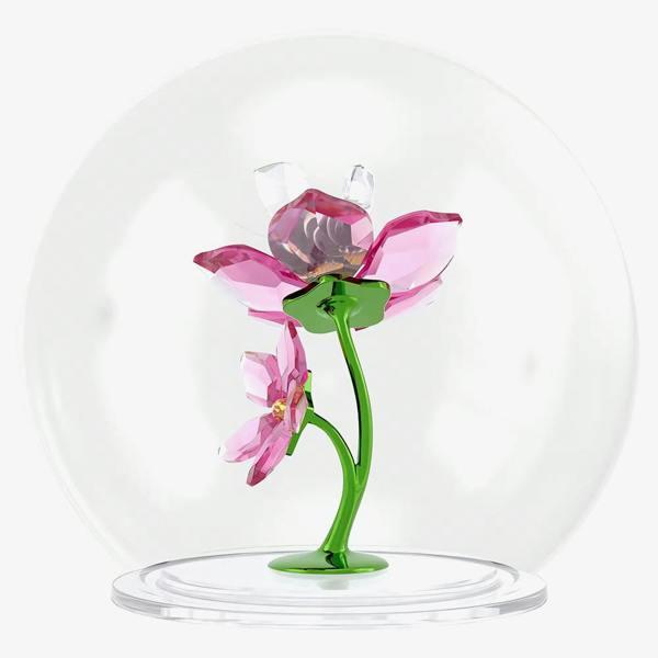 Swarovski Idyllia Glass Ball Bee and Flowers Figurine 5721549