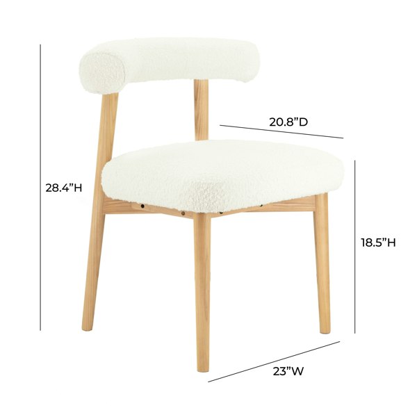 Furniture Edit Spara Cream Boucle Side Chair