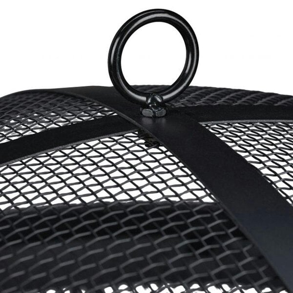 Neo Black Outdoor Heater Fire Pit Bowl