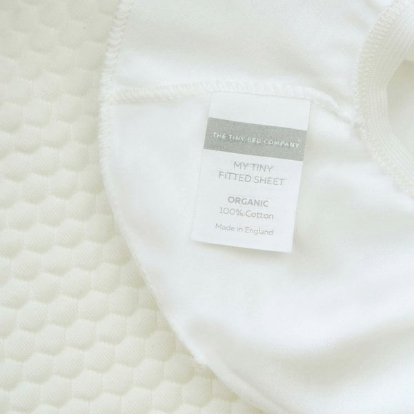 Premium Organic 100% Cotton Fitted Sheet to fit Stokke Sleepi - 122 x 68 cm - The Tiny Bed Company™