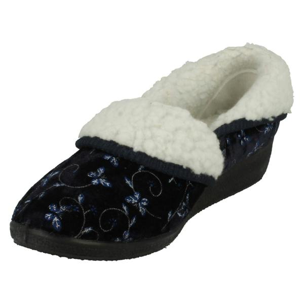 Four Seasons Ladies Four Seasons House Slippers Edith
