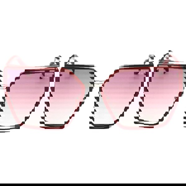 Guess Shiny Bourdeaux Frame Gradient Bordeaux Lens Sunglasses