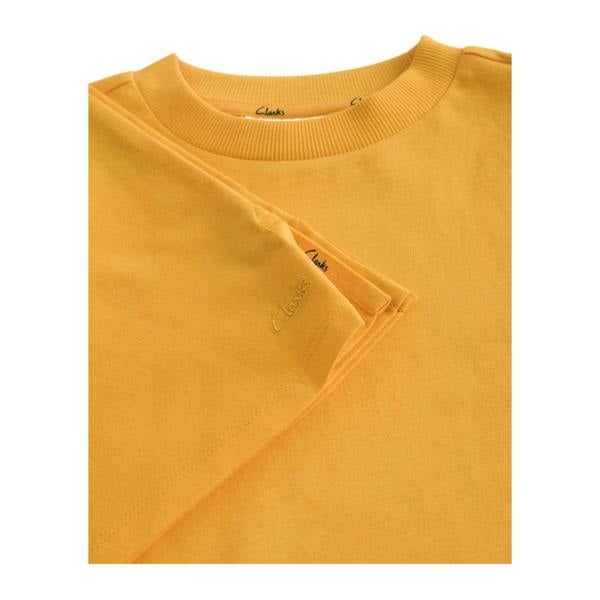 Clarks Boys Embroidered Logo Relaxed Fit T-Shirt (Pack of 3) - Yellow - 