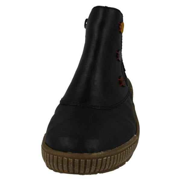 Rieker Ladies Rieker Fleece Lined Zip Fastening Ankle Boots N0751