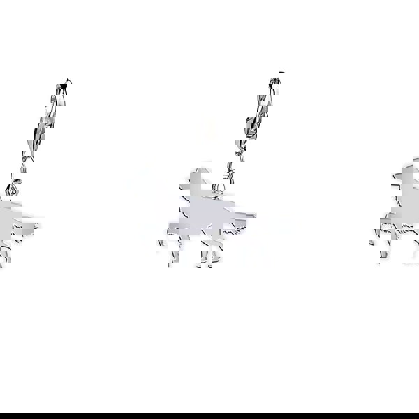 English Setter Silhouette Silver Charm - MYLEE London