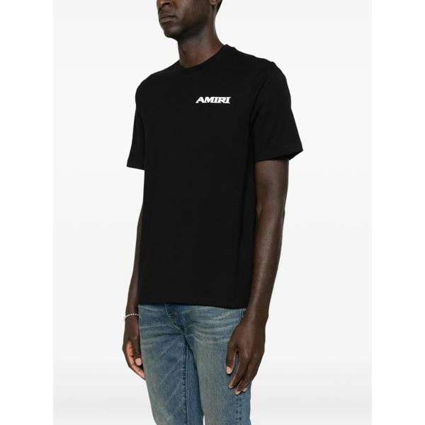 Amiri Sports Logo T-Shirt   in  Black