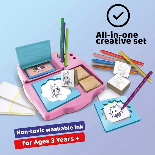 Multiprint Gabby’s Dollhouse Sticker Machine by Multiprint – Kids Craft & Stationery Set