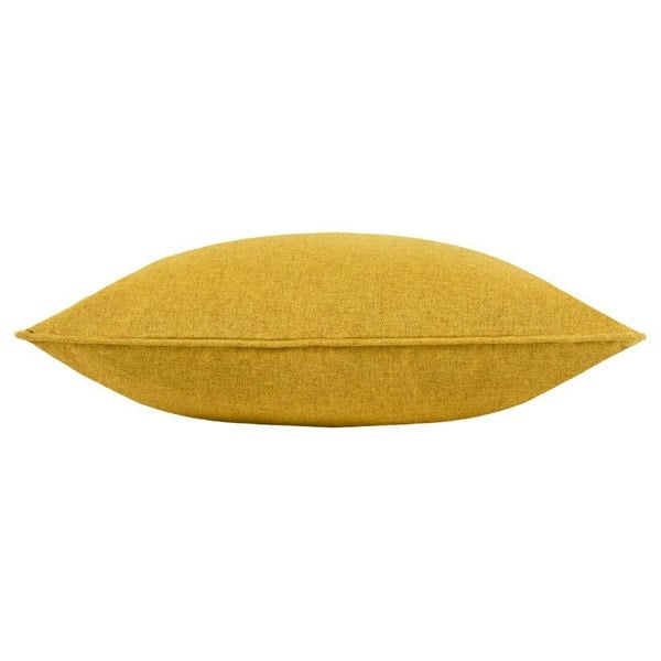 Furn Dawn Piping Detail Textured Cushion Cover - Mustard