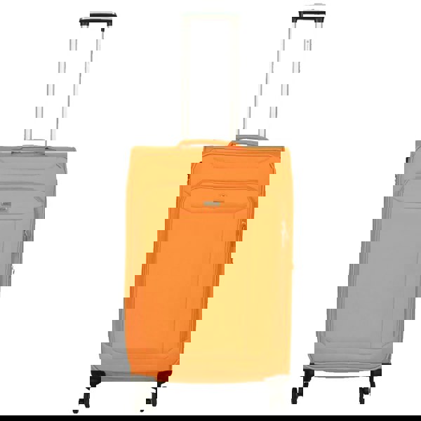 Snowball Soft Suitcase Dual 4-Wheel Spinners Expandable Luggage