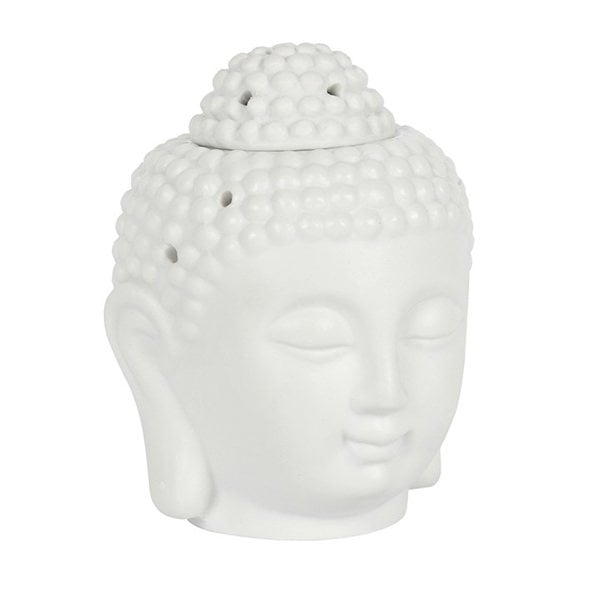 Serano White Buddha Head Oil Burner