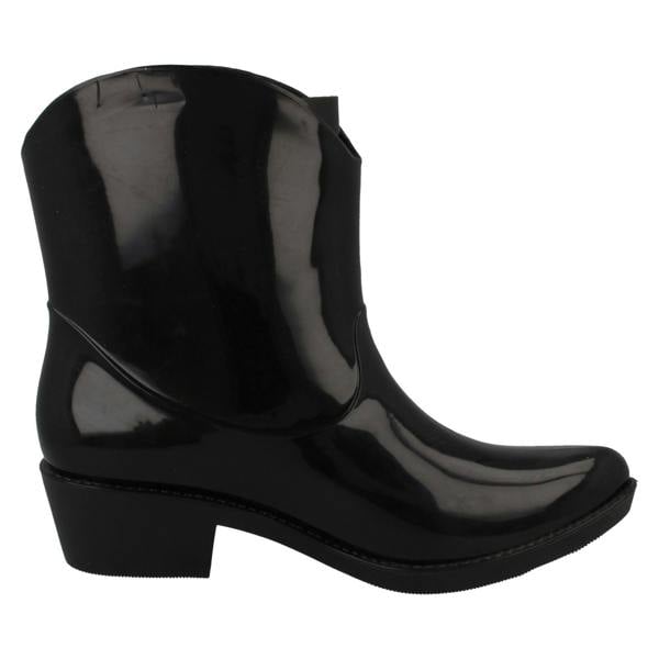 Spot On Ladies Spot On Cowgirl Ankle Wellington Boots