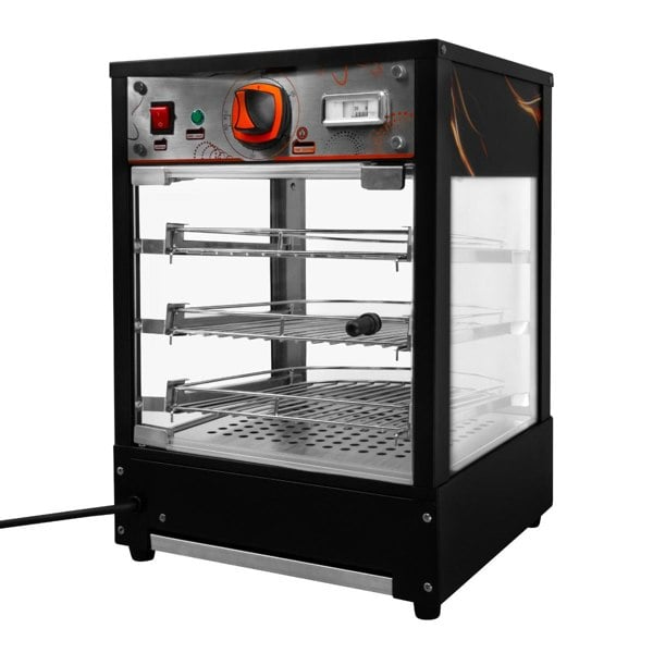 Kukoo Commercial Food Warmer Glass Pizza Display