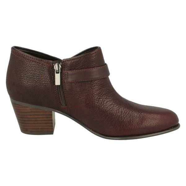 Clarks Ladies Clarks Buckle Detailed Ankle Boots Maypearl Milla